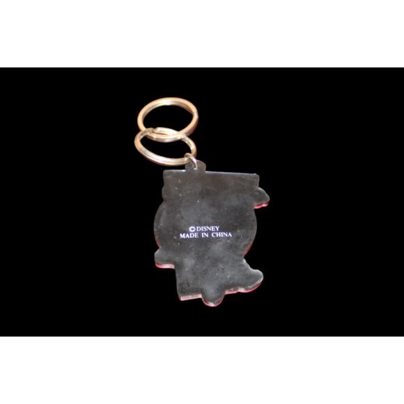 Vintage Walt Disney Classic Minnie Mouse 3" Collectible Rubber Key Chain Ring - Picture 2 of 2